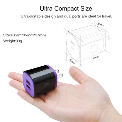 USB C Charger, AndHot Dual Port 2.1A Charger Block Plug+6ft Type C Fast Charging Cable for Samsung Galaxy S26 S25 S24 S23 S22 S21 S20 Note20 A57 A37 A17 A56 A16 A25 A35 A55 A15 A54 A14 A13 A23 A53 A32
