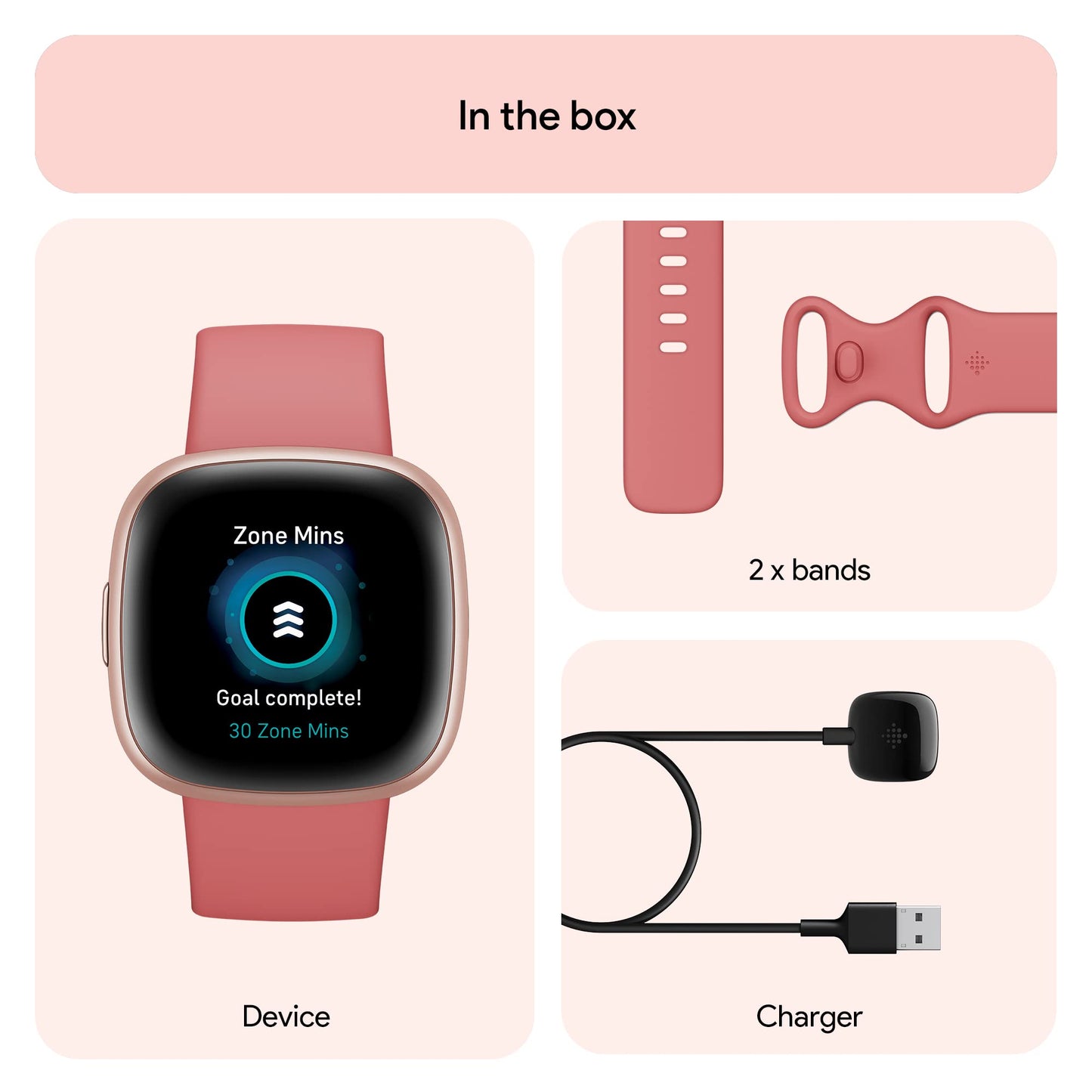 Fitbit Versa 4 Smartwatch - Health & Fitness Companion - Small Enterprise