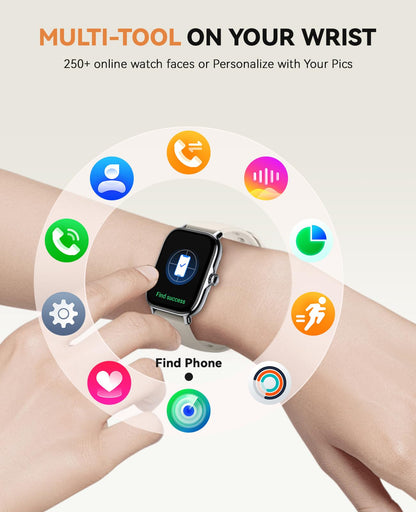 FitTrack SmartWatch: Call, Fitness, Waterproof & More - Small Enterprise