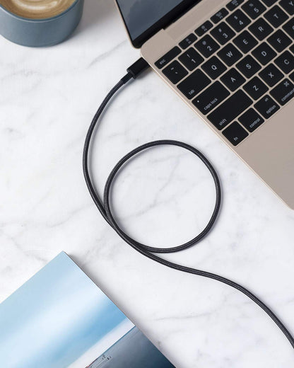 Anker Cable [2 Pack 3ft], USB A to USB C Cable for iPhone 17 Series,Samsung Galaxy S10 S10+, LG V30, Beats Fit Pro and More (Black).