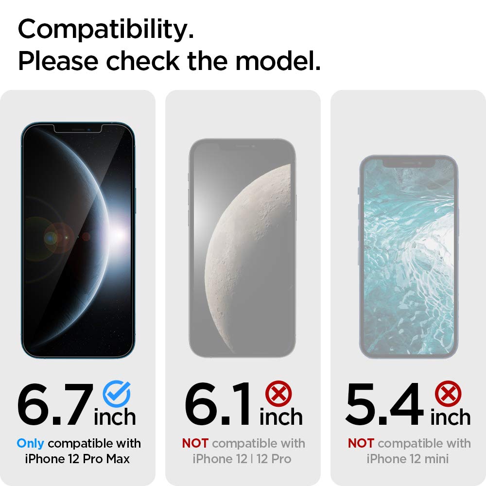 Spigen AluminaCore Tempered Glass Screen Protector [Glas.tR EZ Fit - Privacy] designed for iPhone 17 Pro | iPhone 17 | iPhone 16 Pro [2 Pack] 9H+ Hardness, Aluminum-Enhanced Durability | Tempered Glass, Privacy