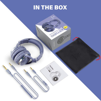 OneOdio Pro DJ Studio Over-Ear Headphones - Black