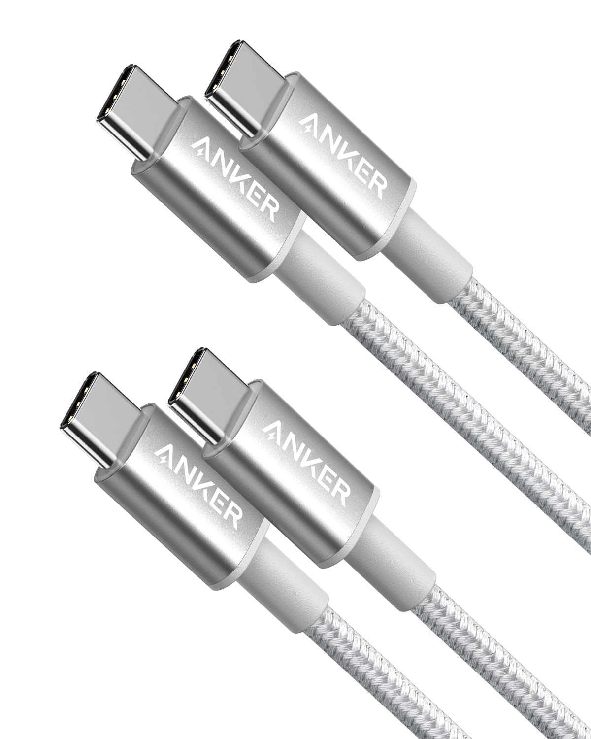 Anker USB C to USB C Cable, Type-C 60W Fast Charging Cable (6 FT, 2Pack) for iPhone 17 Series, iPad mini 6 and More (Black)