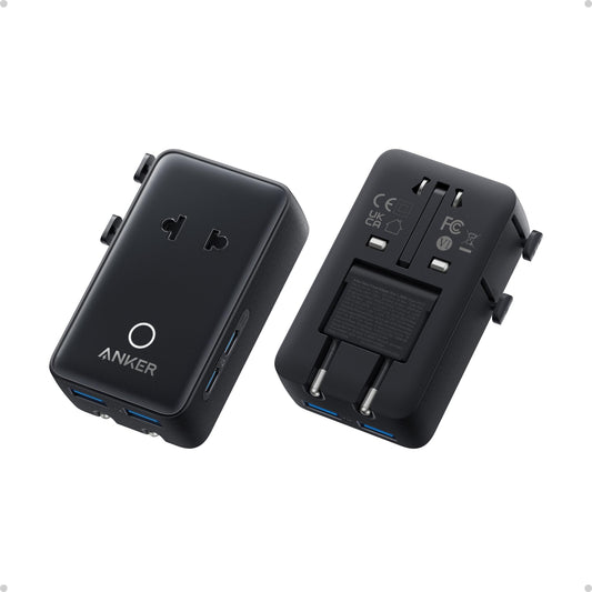 5-Port Travel Adapter, 20W, Worldwide Use