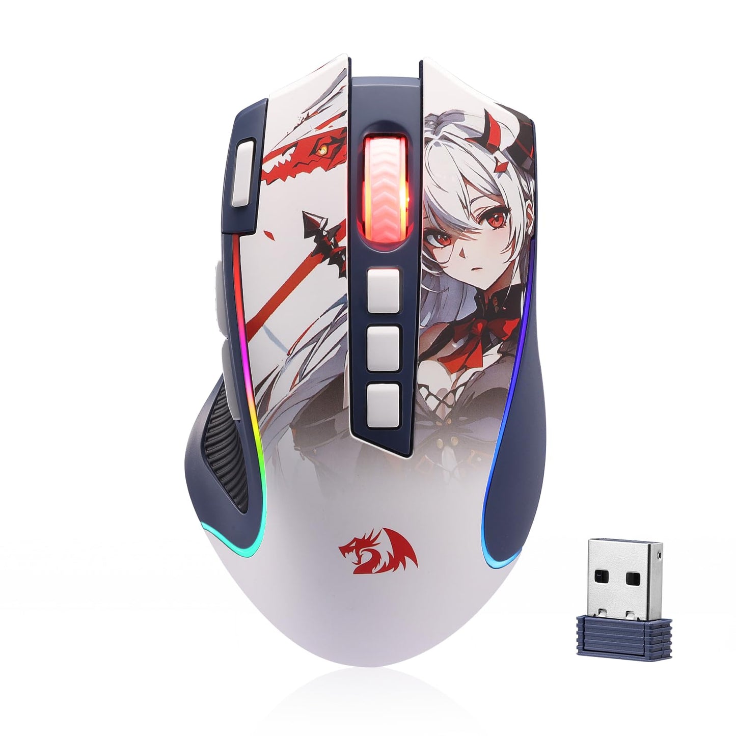 Redragon M612 PRO Swift RGB: 9-Button Gaming Mouse
