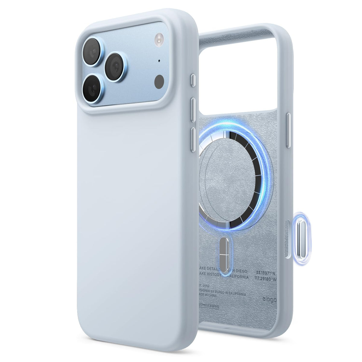 elago Premium Magnetic Silicone Case for iPhone Air Stone