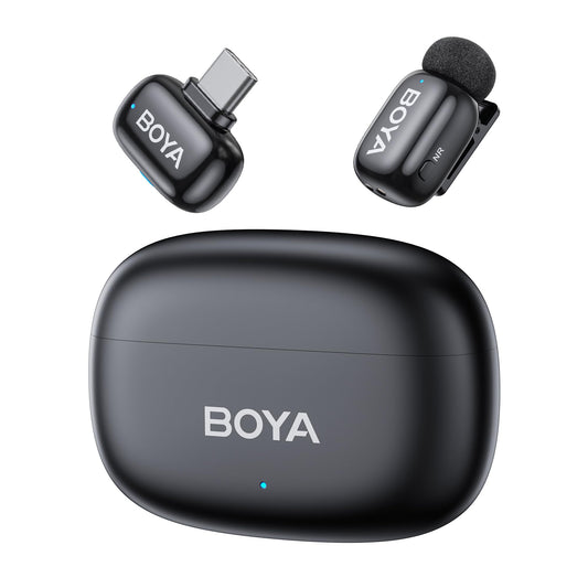 BOYA Mini 2 Wireless Lavalier Mics for iPhone & Android