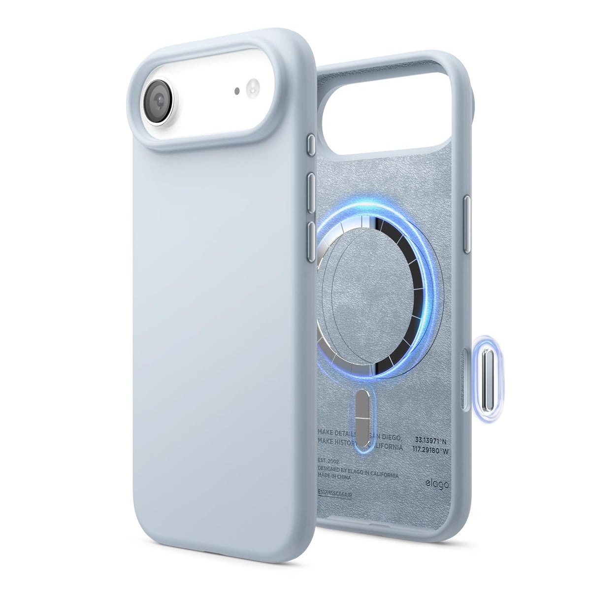 elago Premium Magnetic Silicone Case for iPhone Air Stone