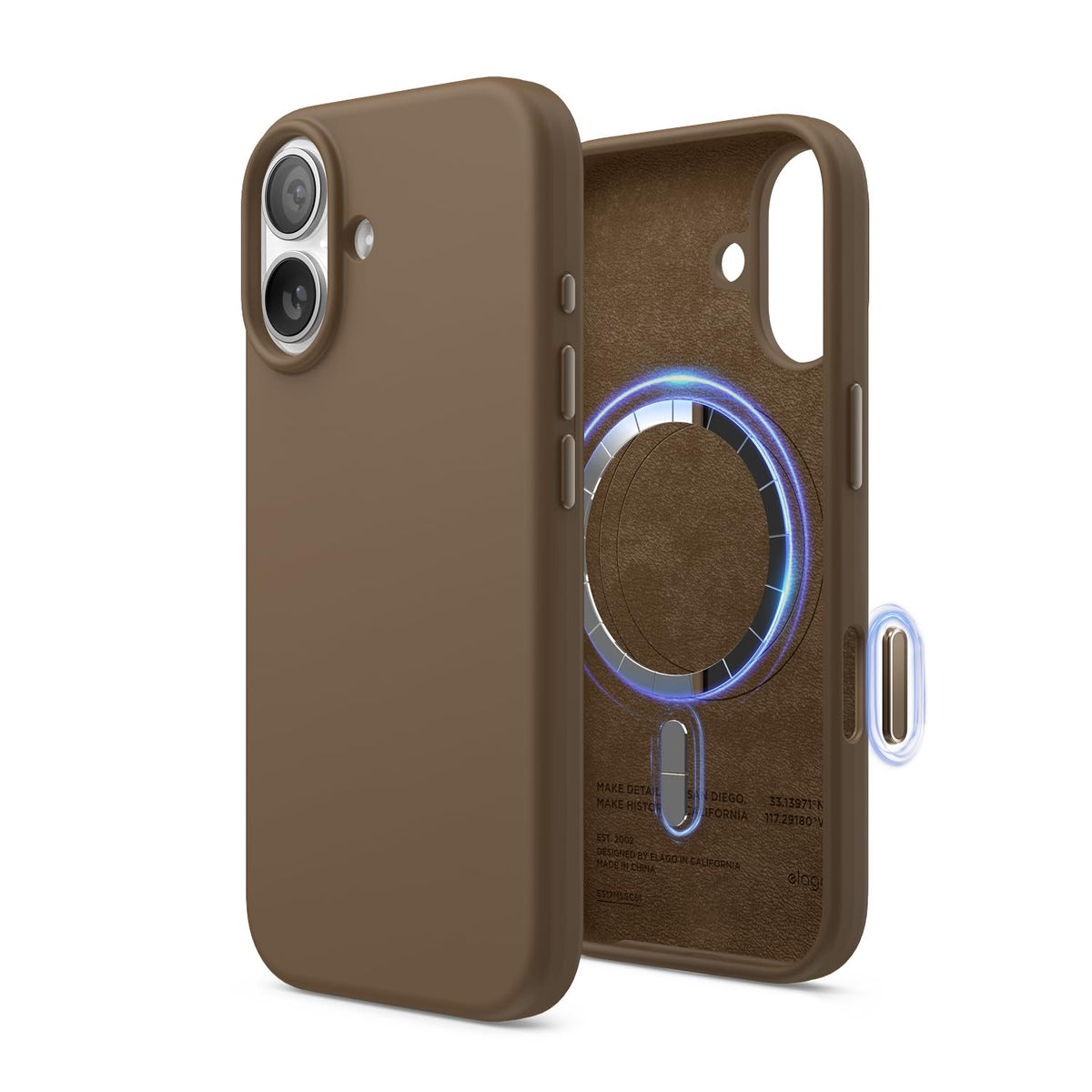 elago Premium Magnetic Silicone Case for iPhone Air Stone