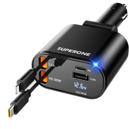 SuperOne 4-in-1 Car Charger - Small Enterprise
