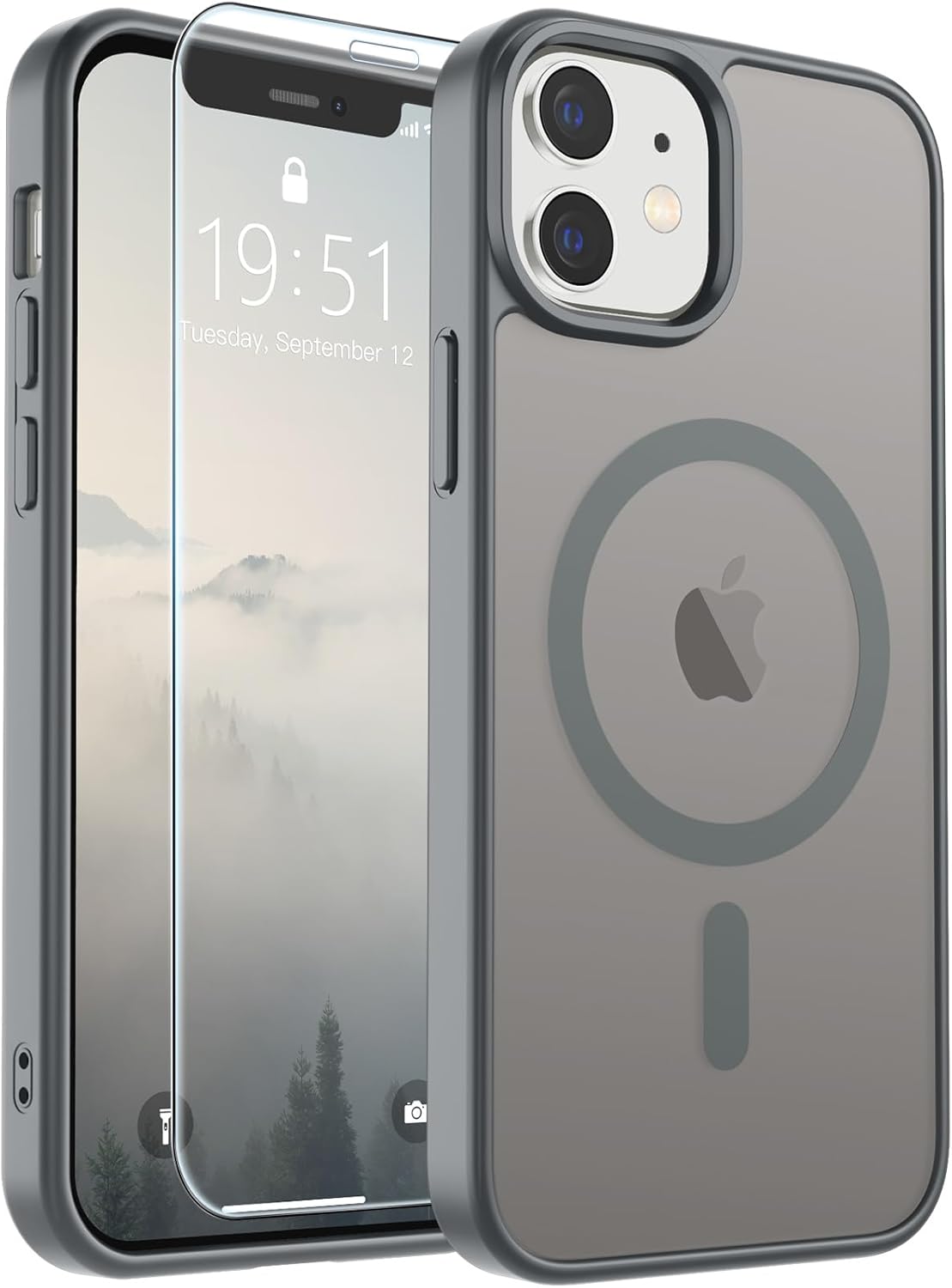 SUPFINE Magnetic iPhone SE/8 Matte Black Case