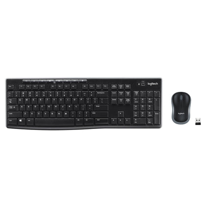 Logitech MK270 Wireless Keyboard-Mouse Duo - Black