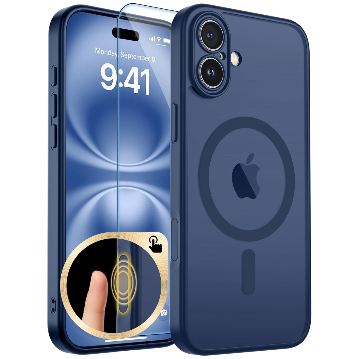 zapica Magnetic for iPhone 17 Pro Max Case, Gray