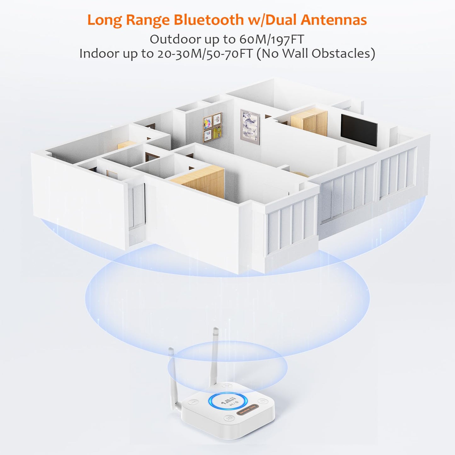 HiFiConnect Pro: LDAC Bluetooth 5.2 Audio Receiver