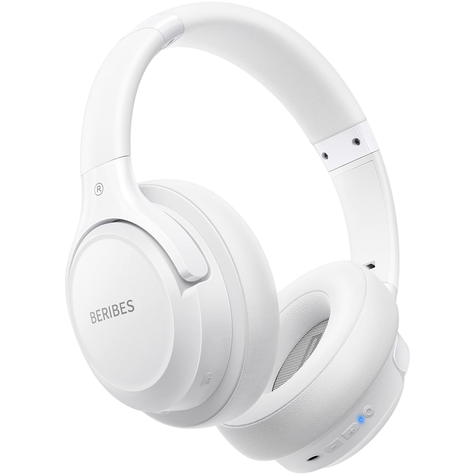 Bluetooth Over Ear Headphones, 65H, 6 EQ Modes, Mic