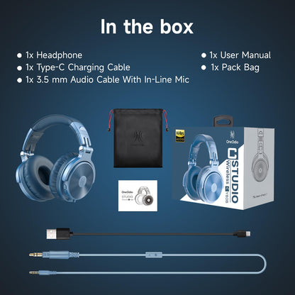 OneOdio ProC: 110Hr Bluetooth Foldable Bass Headset