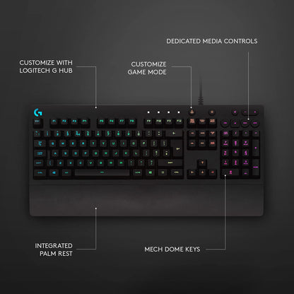 Logitech G213 Prodigy RGB Spill-Proof Gaming Keyboard