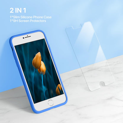 Miracase Capri Blue Slim Shockproof iPhone Case