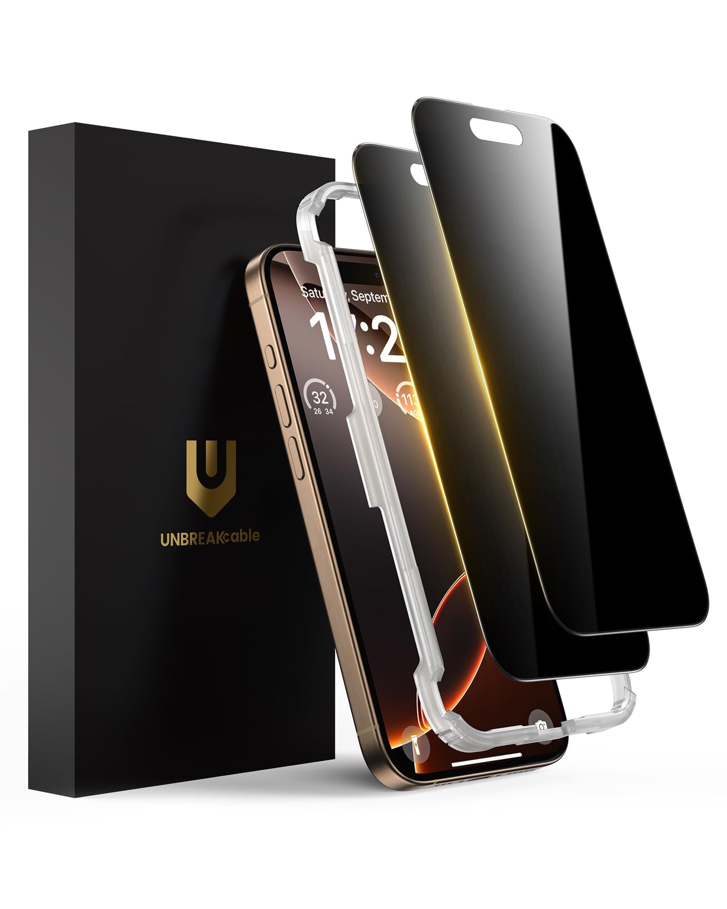 UNBREAKcable iPhone 12 Pro Max Privacy Shield 2-Pack - Small Enterprise