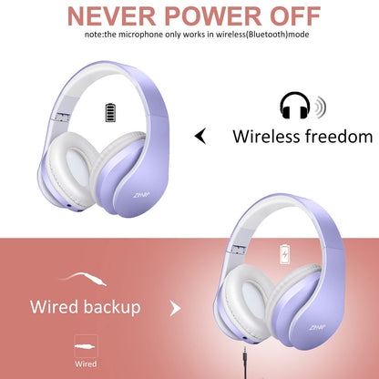 ZIHNIC RoseGold Bluetooth Over-Ear Headphones - Small Enterprise