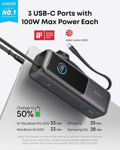 Anker PowerCore 25000: Triple USB-C Charger - Small Enterprise