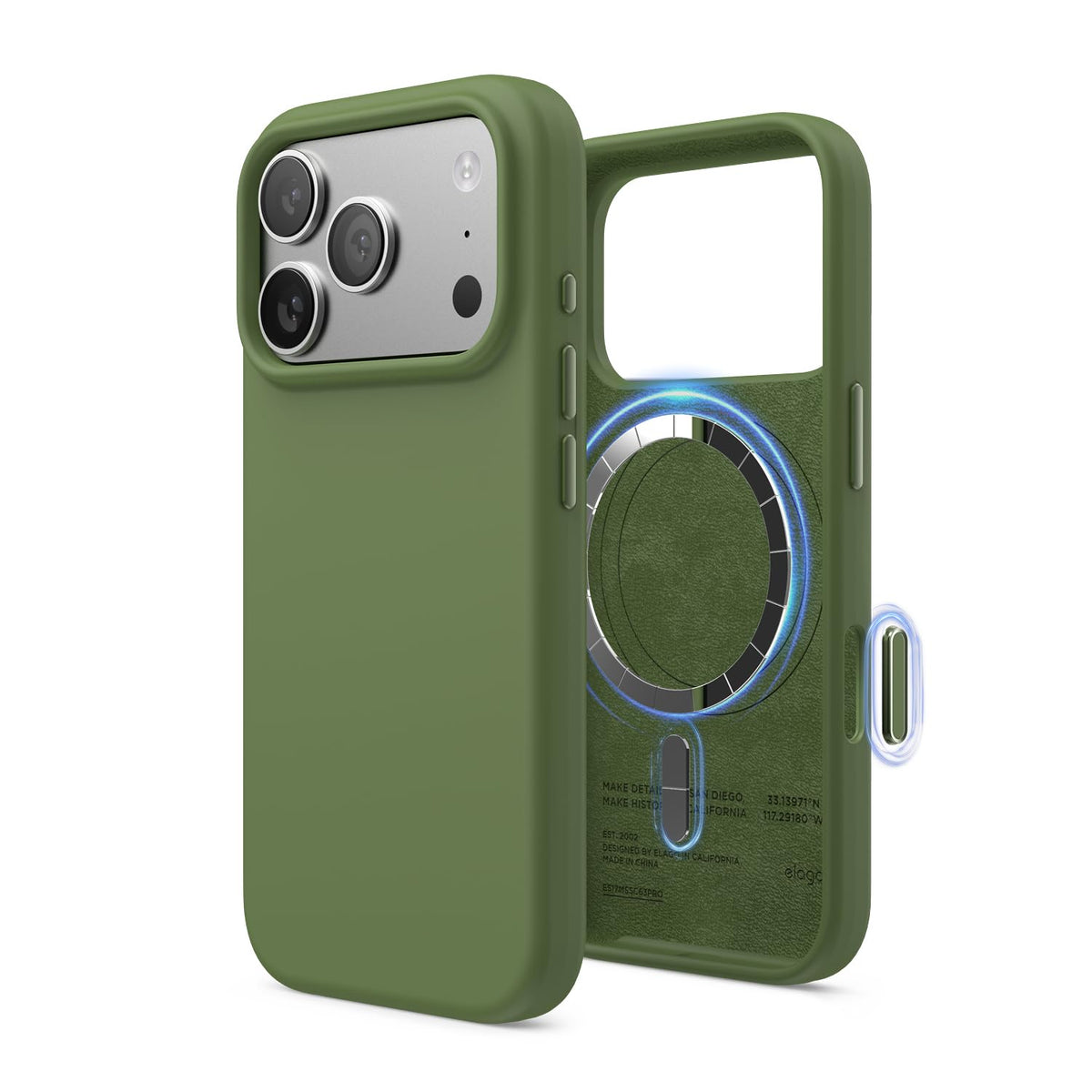elago Premium Magnetic Silicone Case for iPhone Air Stone
