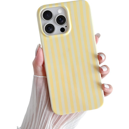 Yeddabox for iPhone 17 Pro Max Case Cute Striped Phone Case Soft TPU Slim Shockproof Phone Cover for Women Girls, Pink