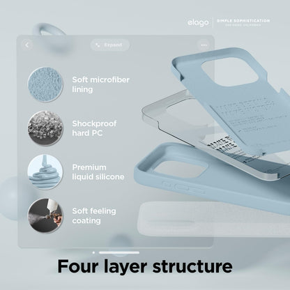 elago iPhone 15 Pro Max LiquidShield - White 6.7\