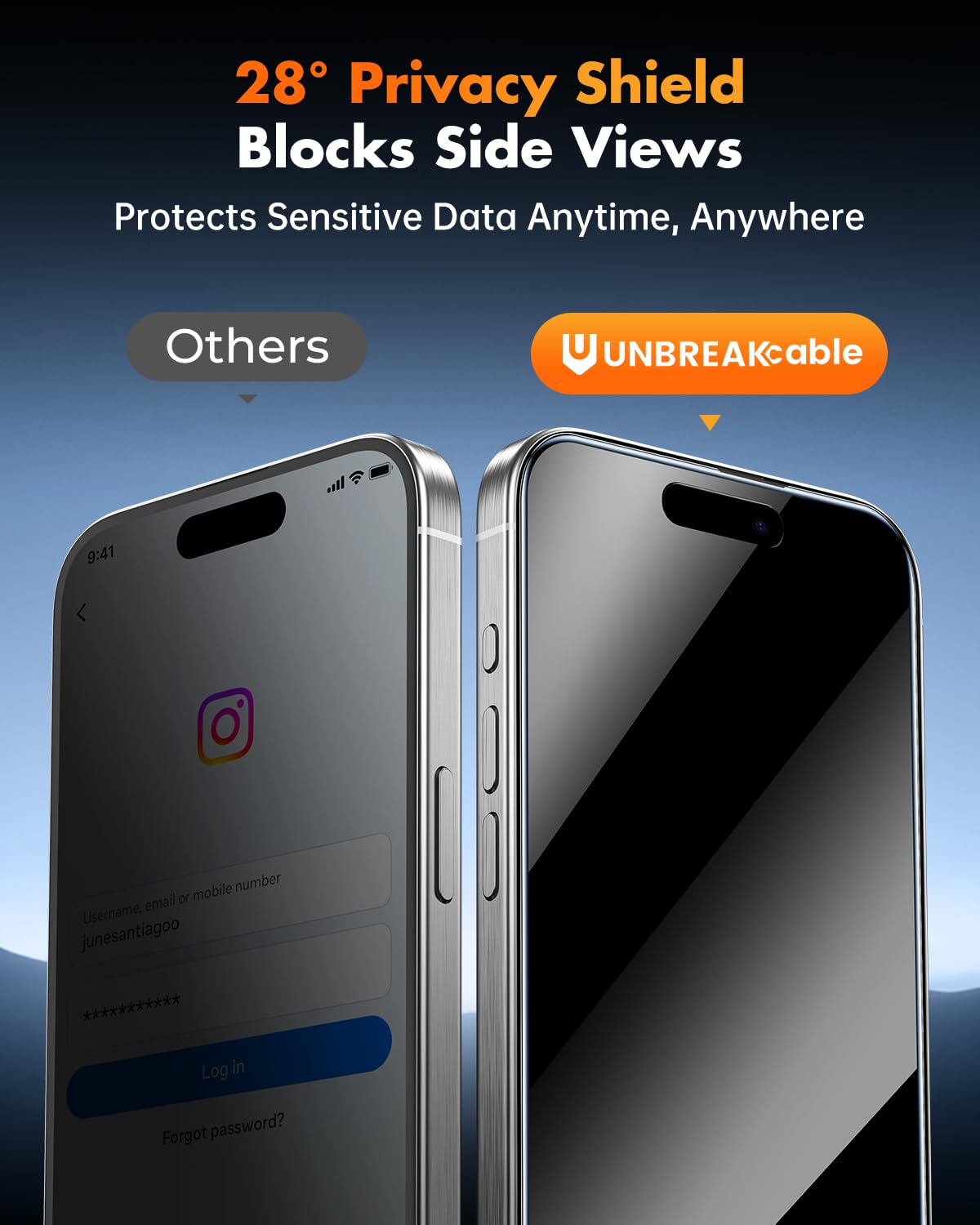 UNBREAKcable iPhone 16 Pro Max Privacy Screen 3 Pack