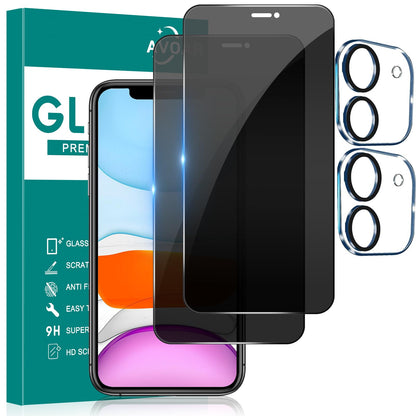 iGuard 2-Pack Privacy Screen Protector for iPhone 14/13 - Small Enterprise