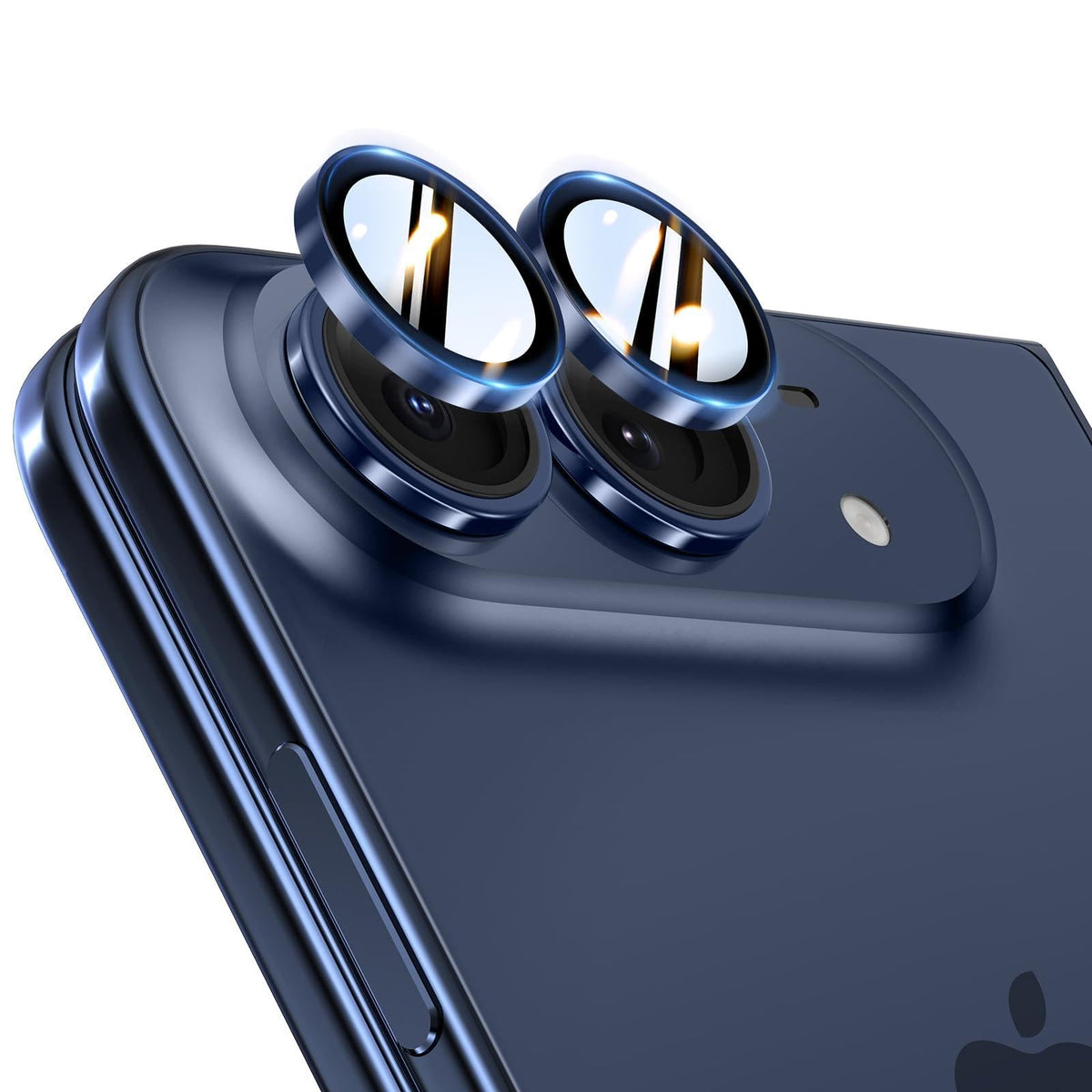 TOCOL Camera Lens Protector for iPhone 17 Tempered Glass HD Individual Scratch Resistant Camera Cover Accessories Case Friendly 2 Pack（Clear）