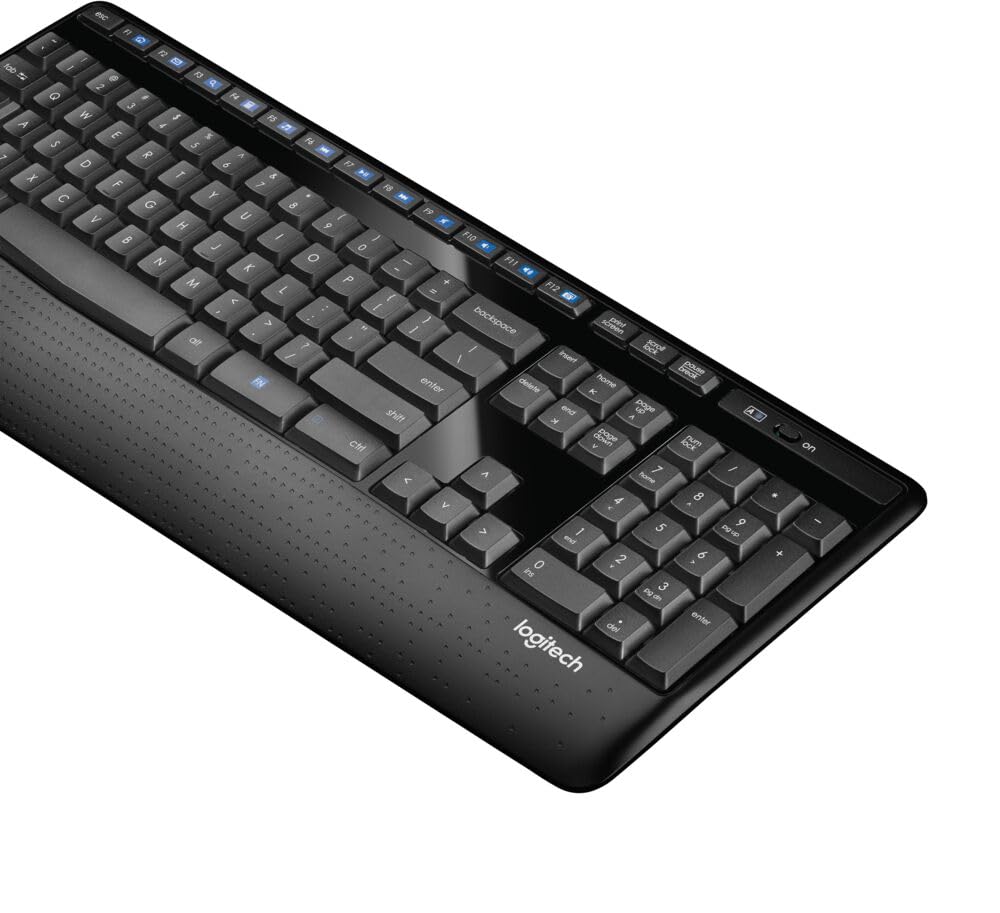 LogiKey K345: Full-Size Wireless Keyboard w/ Palm Rest