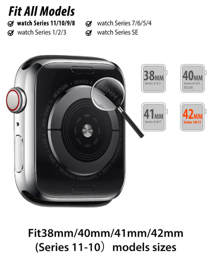 Nylon Loop Sport Band Compatible with Apple Watch Bands 44mm 45mm 46mm 49mm 42mm for Women Men, iWatch Wrist Straps for Ultra 3 2, Se, Series 11 10 9 8 7, Breathable, Soft Band Ideal for Outdoor
