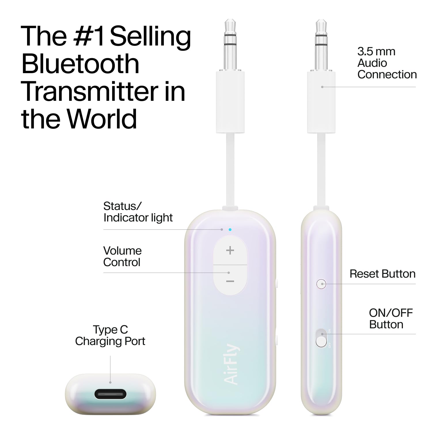 AirFly SE: Bluetooth Audio Adapter for Travel & More - Small Enterprise
