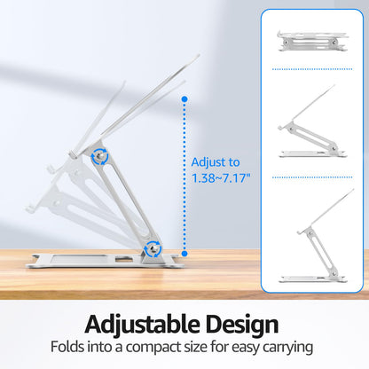 FlexLift: Adjustable Laptop Riser for All Models