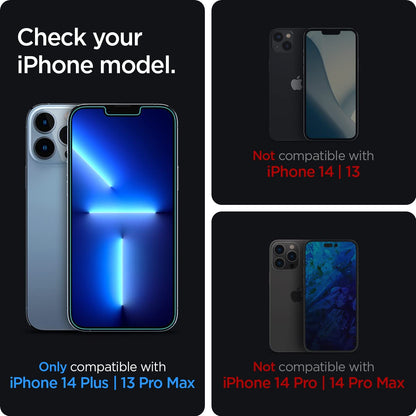 Spigen AluminaCore Tempered Glass Screen Protector [Glas.tR EZ Fit - Privacy] designed for iPhone 17 Pro | iPhone 17 | iPhone 16 Pro [2 Pack] 9H+ Hardness, Aluminum-Enhanced Durability | Tempered Glass, Privacy