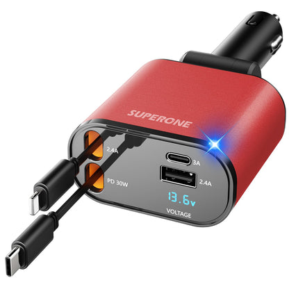 SuperOne 4-in-1 Car Charger - Small Enterprise