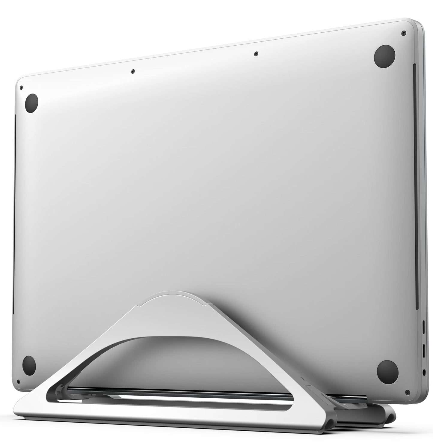 BlackRise: Adjustable Vertical Laptop Dock Stand