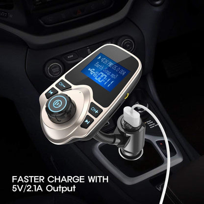 Nulaxy FlexiConnect: 2024 Bluetooth FM Car Adapter