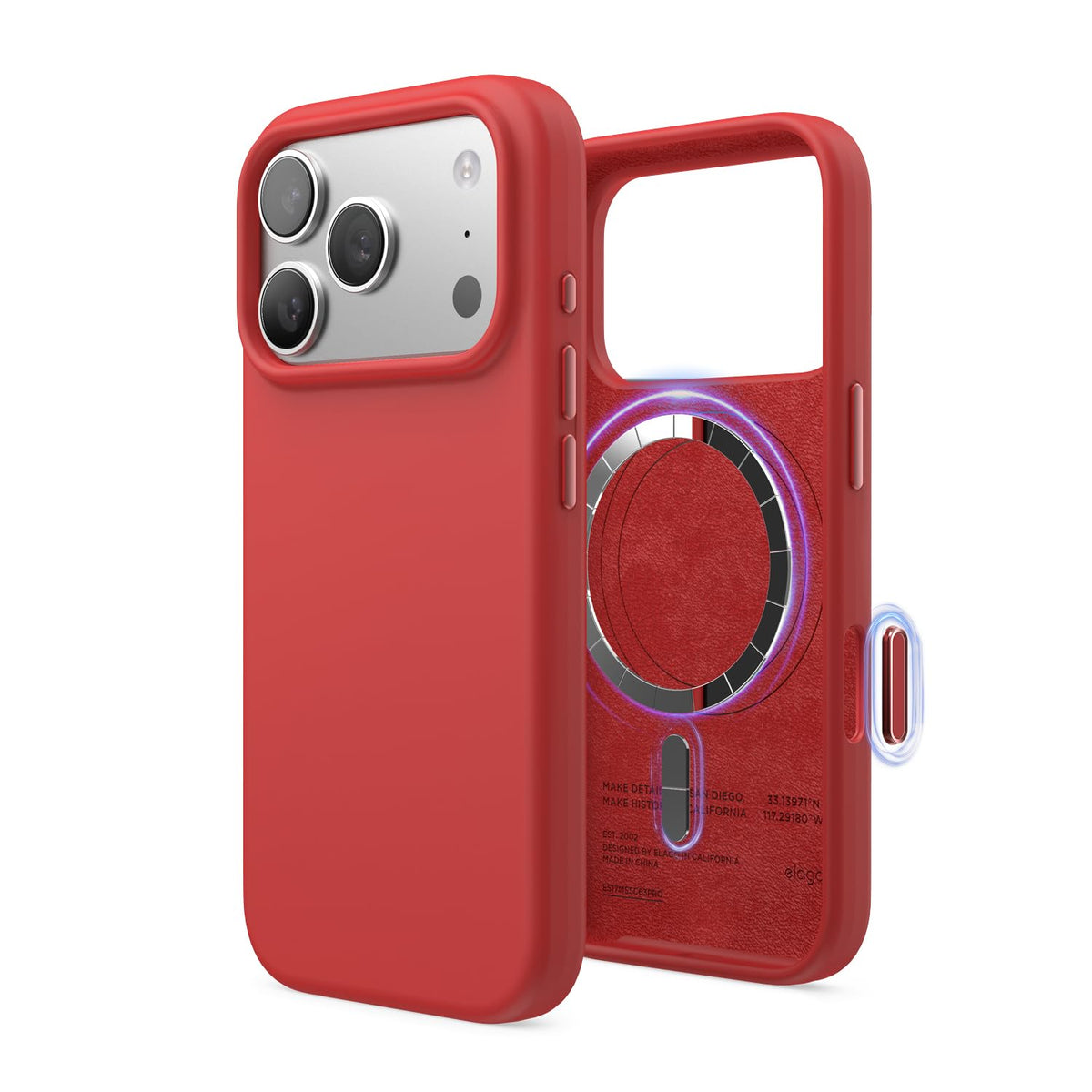 elago Premium Magnetic Silicone Case for iPhone Air Stone