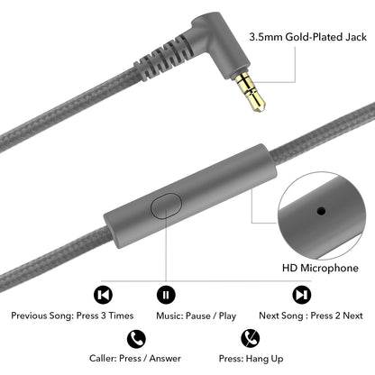 RORSOU R10 Foldable Bass Headphones with Mic - Small Enterprise