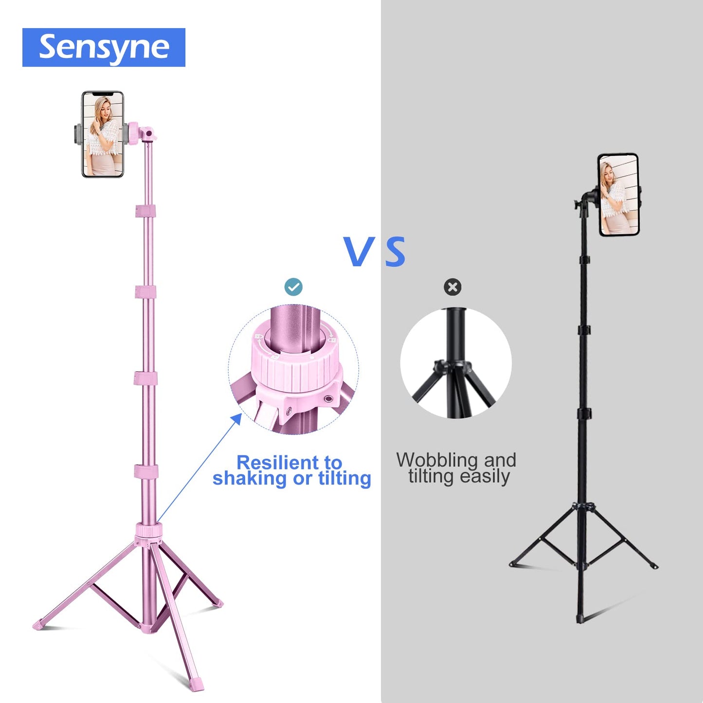 SENSYNE ProTripod: 62 Selfie Stick & Stand - Small Enterprise