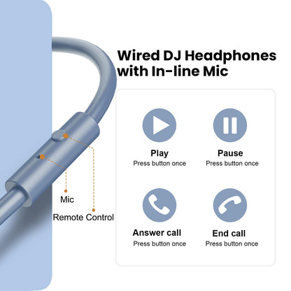 OneOdio A71 Studio Pro - Wired Foldable DJ Headset