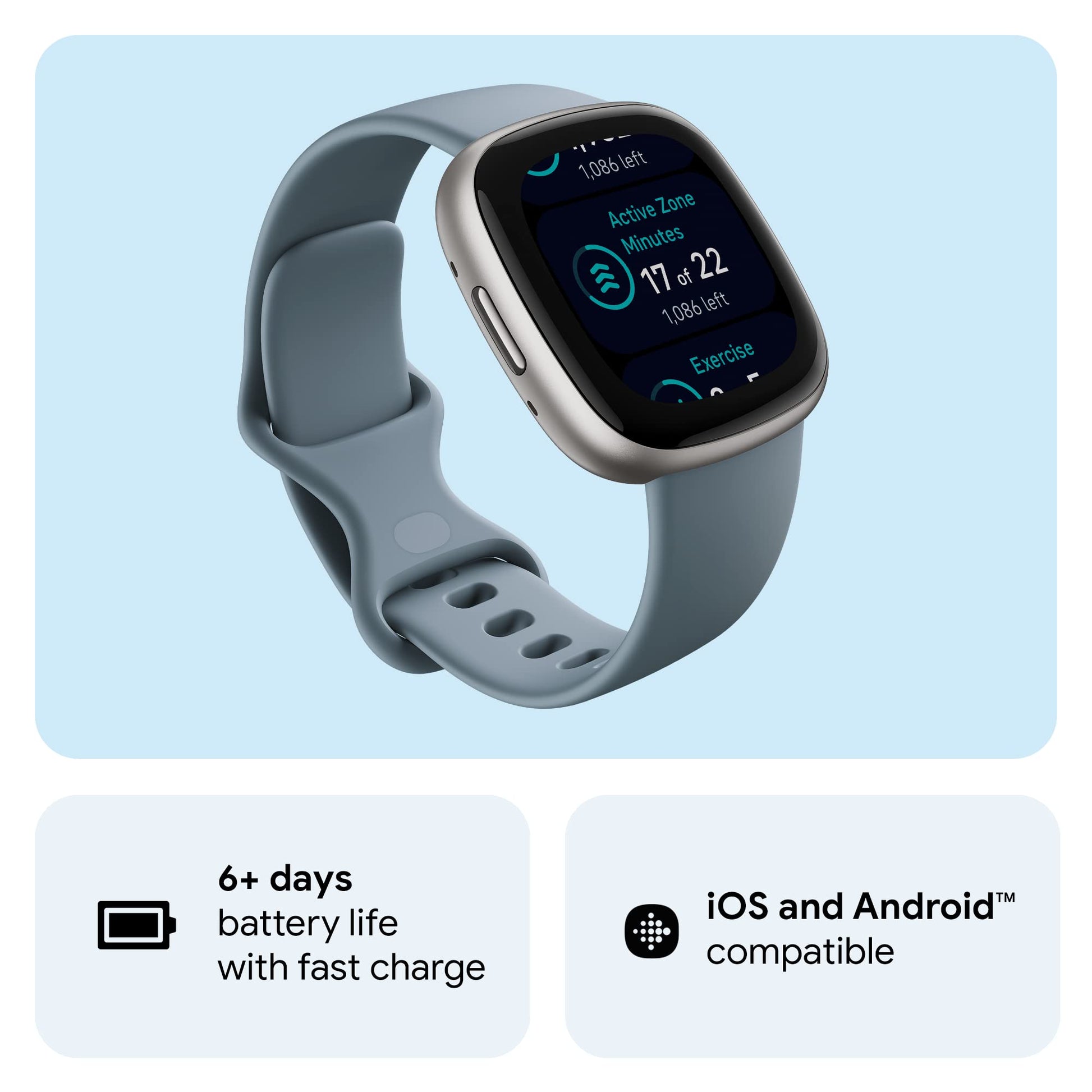 Fitbit Versa 4 Smartwatch - Health & Fitness Companion - Small Enterprise