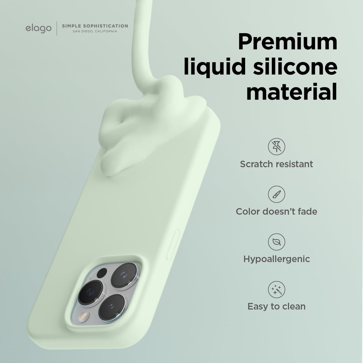 elago iPhone 15 Pro Max LiquidShield - White 6.7\