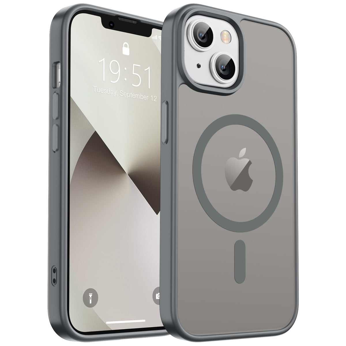 zapica Magnetic for iPhone 17 Pro Max Case, Gray