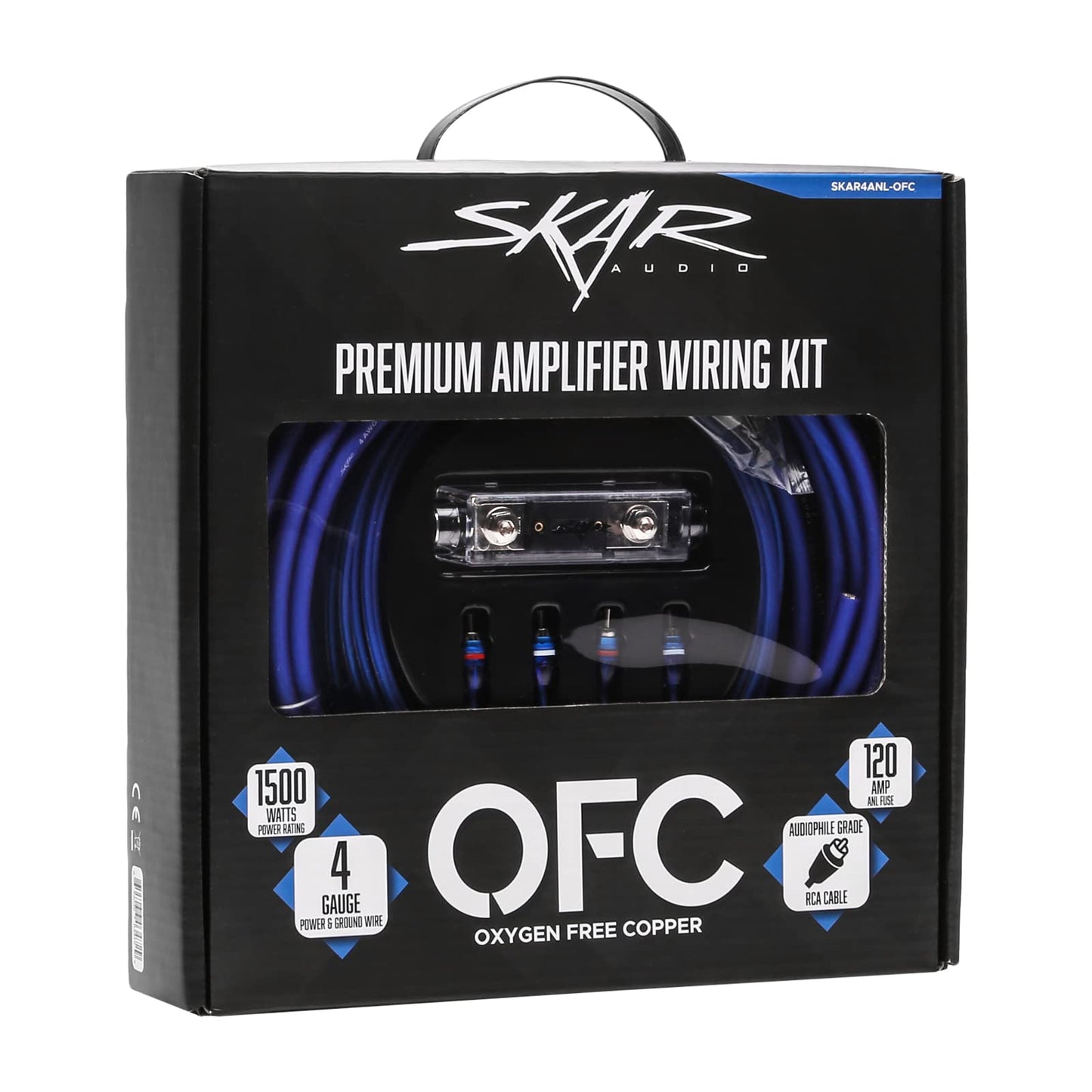 SkarSound Pro 1/0 Gauge OFC Amp Wiring Kit
