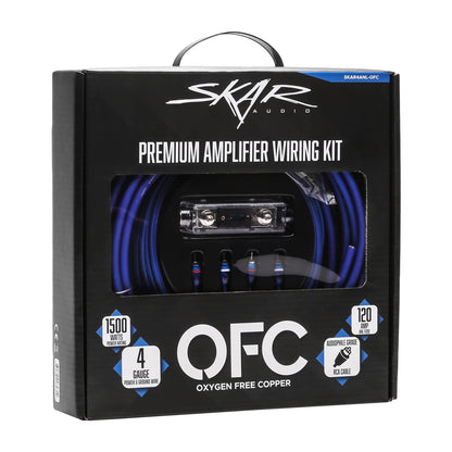 SkarSound Pro 1/0 Gauge OFC Amp Wiring Kit