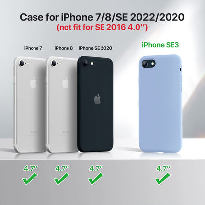 Miracase Capri Blue Slim Shockproof iPhone Case