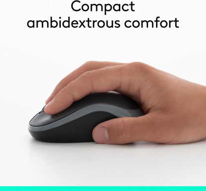 Logitech MK270 Wireless Keyboard-Mouse Duo - Black